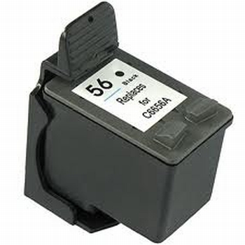 HP Inkt cartridge 56 (C6656A) zwart (huismerk)