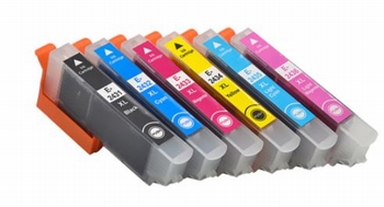 inkt voor Epson T2431XL  hoge capaciteit zwart 15 ml