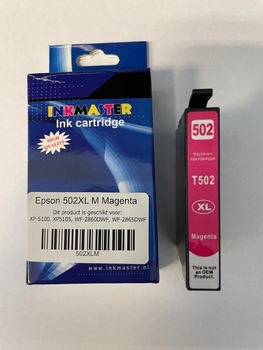 Inkt cartridge voor Epson 502XL M magenta 14 ml