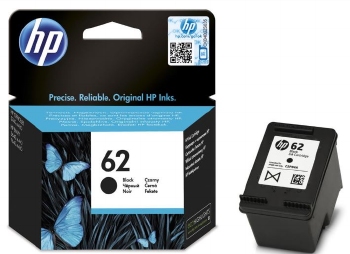 HP 62 Black (BK) Inktcartridge 200 pagina's
