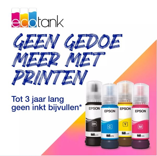 Epson EcoTank ET-1810 a4 kleuren printer inclusief inkt