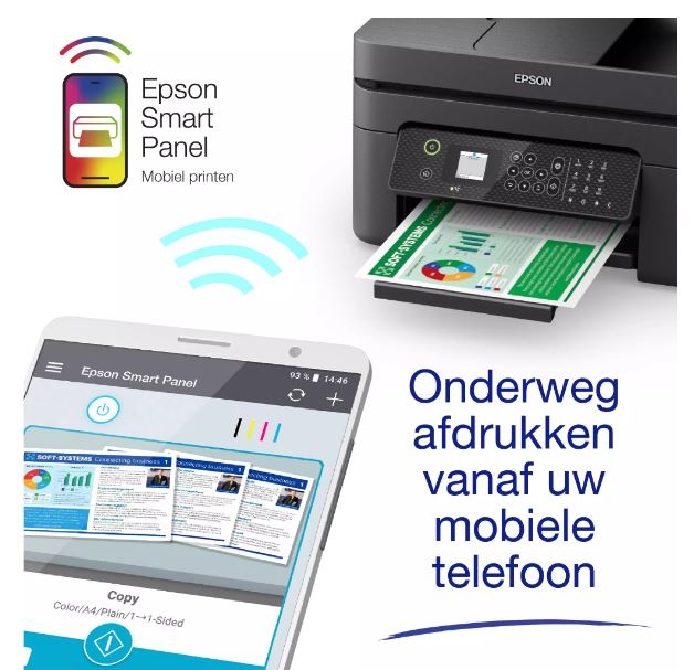 Epson WF-2930DWF Compacte All-in-One Printer A4 kleur Wifi