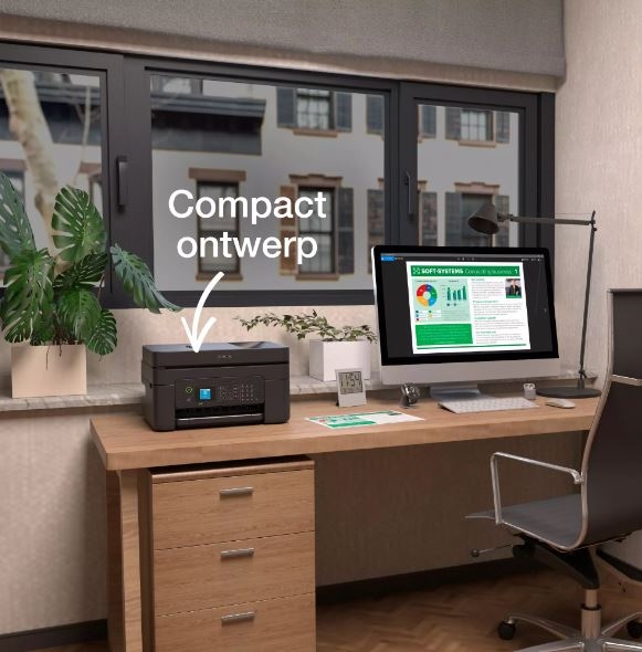 Epson WF-2930DWF Compacte All-in-One Printer A4 kleur Wifi