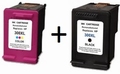 HP inkt cartridge 300 XL kleur en zwart (huismerk) 2x 20ml